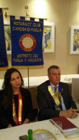 Celebrazione della Costituzione dell'Interact Club di Canosa